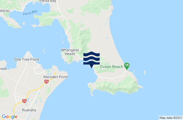 McKenzie Bay, New Zealandの潮見表地図
