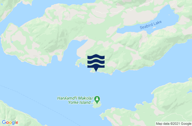 McLeod Bay, Canadaの潮見表地図
