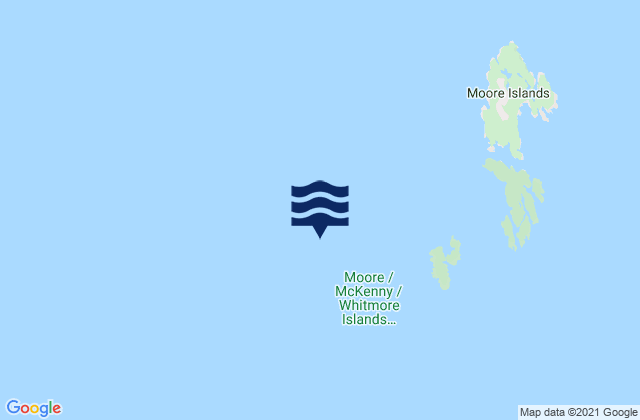 Mckenney Islands, Canadaの潮見表地図