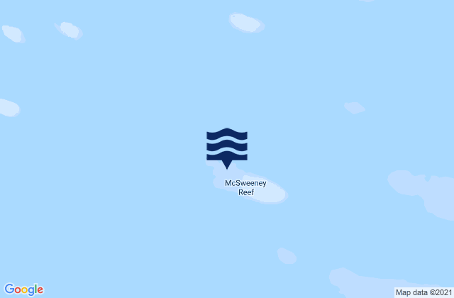 Mcsweeny Reef, Australiaの潮見表地図