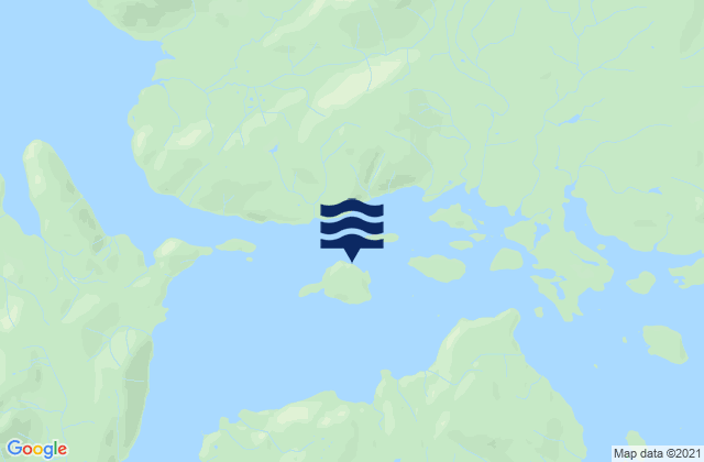 Meares Island, United Statesの潮見表地図