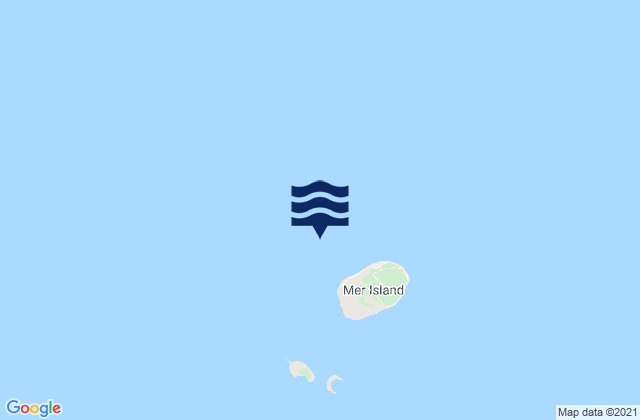 Meer Island Barge, Australiaの潮見表地図