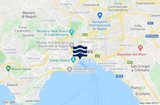 Melito di Napoli, Italyの潮見表地図