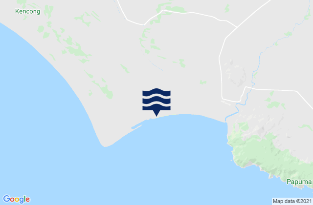 Menampukrajan, Indonesiaの潮見表地図
