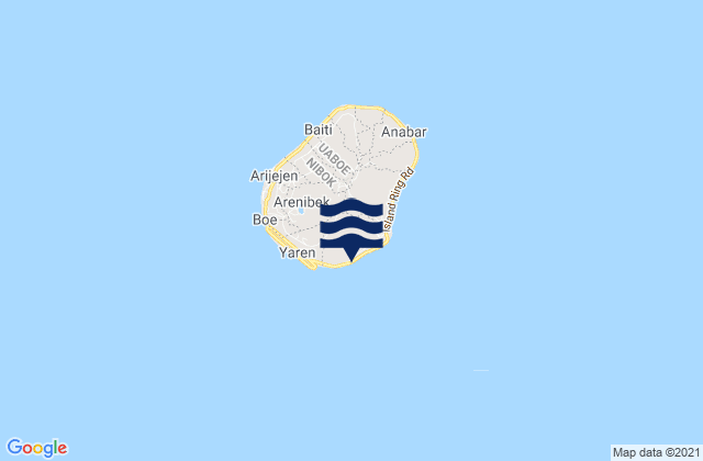 Meneng District, Nauruの潮見表地図