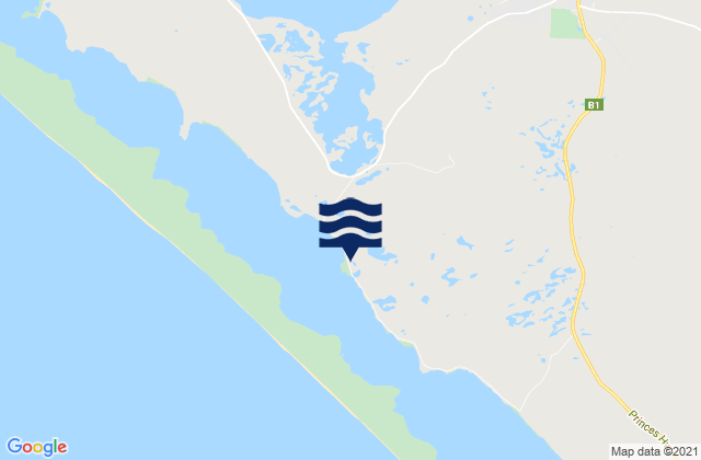 Meningie, Australiaの潮見表地図