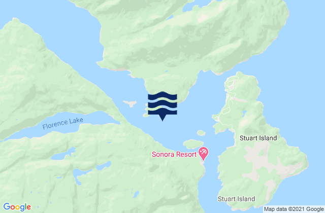 Mermaid Bay, Canadaの潮見表地図