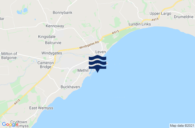 Methil, United Kingdomの潮見表地図