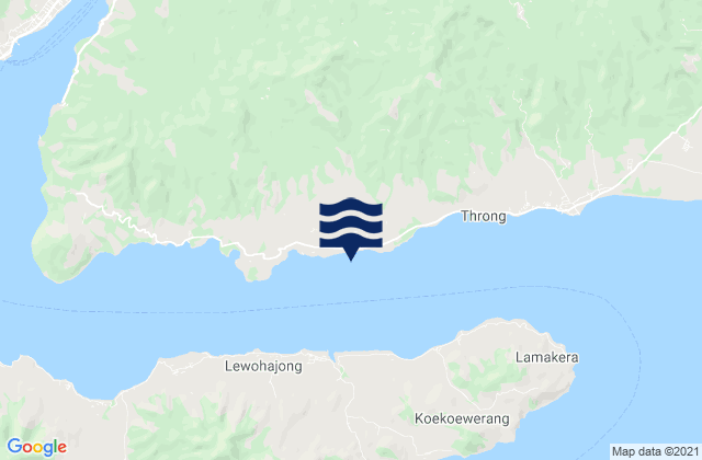 Mewet, Indonesiaの潮見表地図