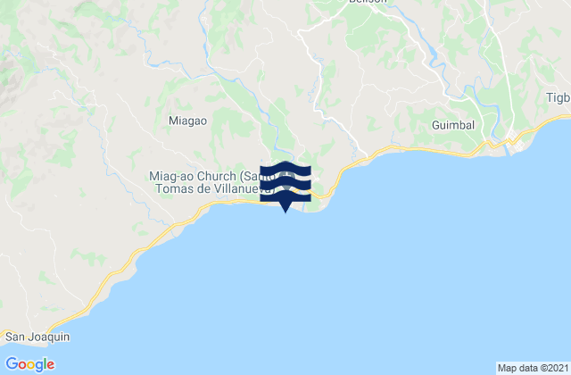 Miagao, Philippinesの潮見表地図