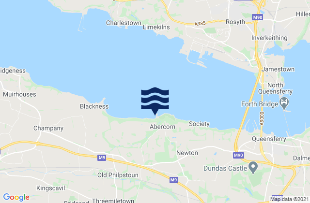 Mid Calder, United Kingdomの潮見表地図