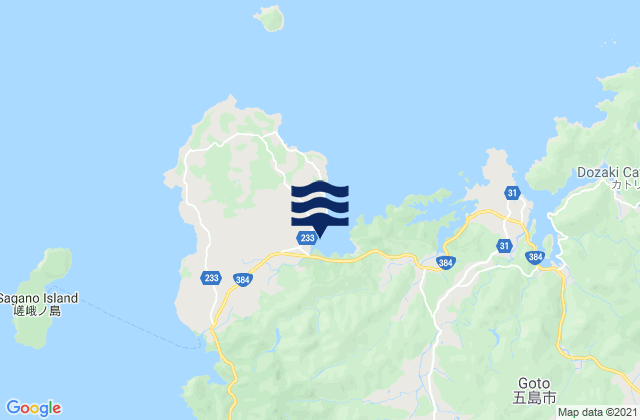 Miirakumachi, Japanの潮見表地図