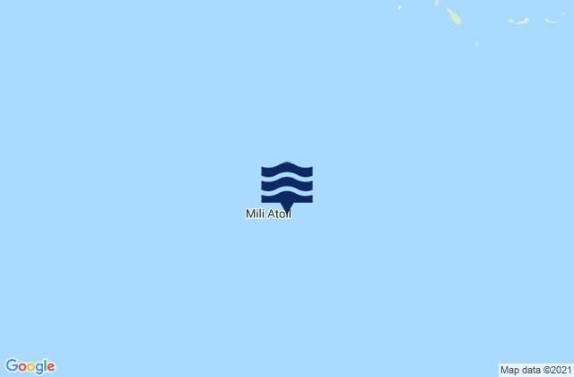 Mili Atoll, Marshall Islandsの潮見表地図