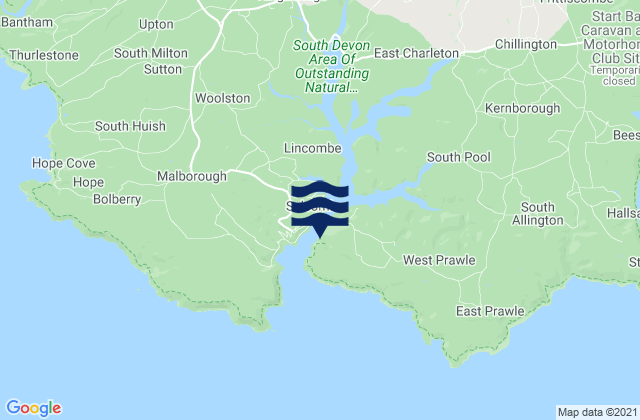 Mill Bay Beach, United Kingdomの潮見表地図