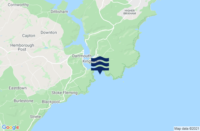 Mill Bay Cove Beach, United Kingdomの潮見表地図
