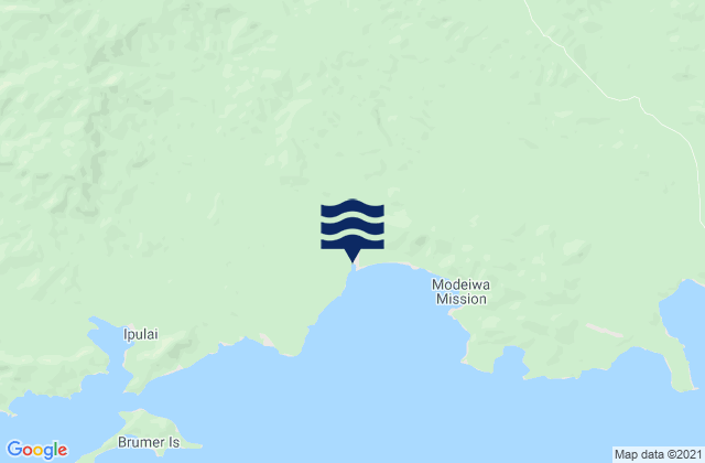 Milne Bay Province, Papua New Guineaの潮見表地図