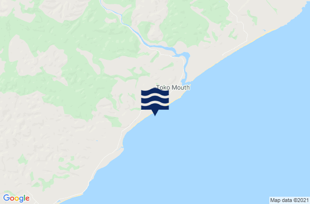 Milton, New Zealandの潮見表地図