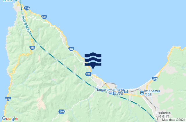 Mimmaya Mimmaya Wan, Japanの潮見表地図