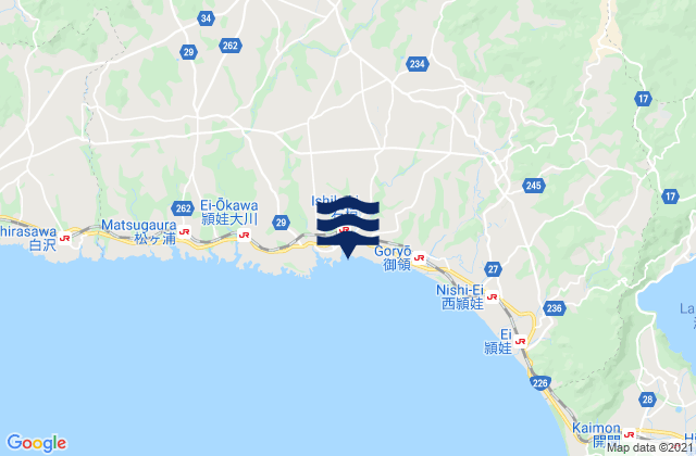 Minamikyushu Shi, Japanの潮見表地図