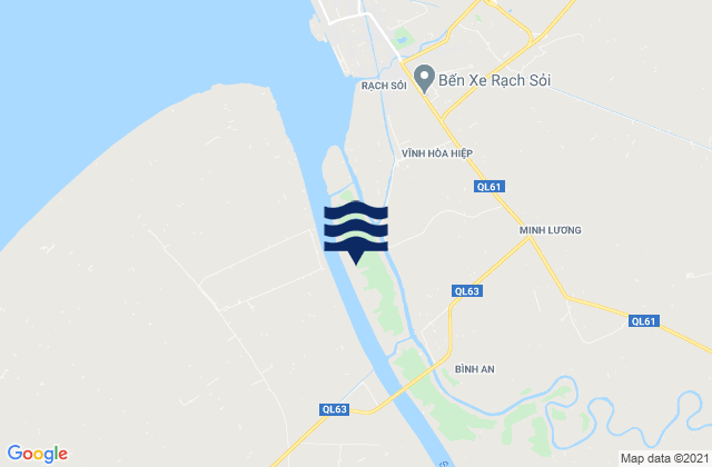 Minh Lương, Vietnamの潮見表地図