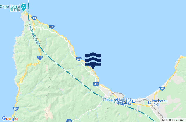 Minmaya, Japanの潮見表地図