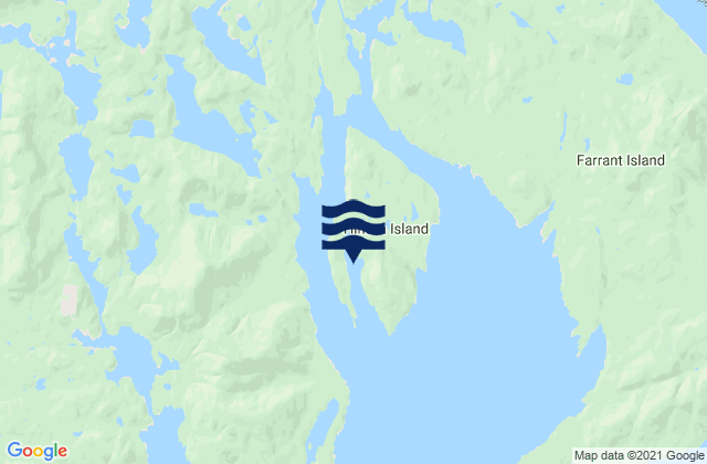 Minnis Bay, Canadaの潮見表地図