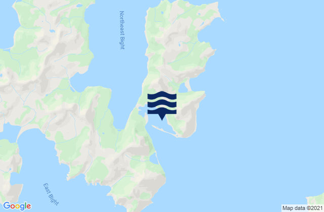 Mist Harbor (Nagai Island), United Statesの潮見表地図