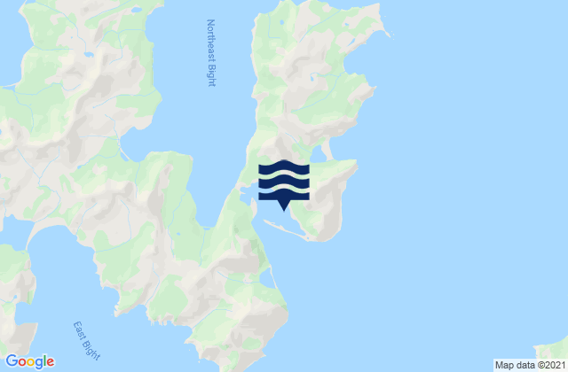 Mist Harbor Nagai Island, United Statesの潮見表地図