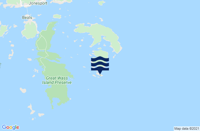 Mistake Island, United Statesの潮見表地図