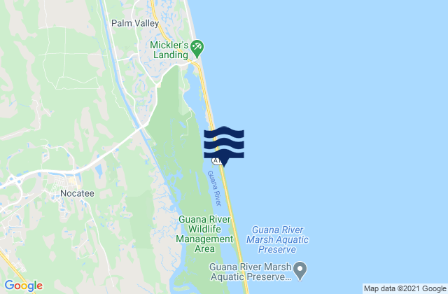 Mitchell's Cove, United Statesの潮見表地図