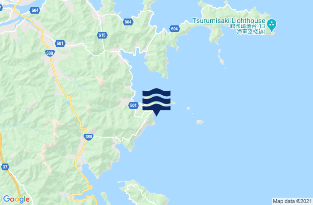 Miyanoura (Oita), Japanの潮見表地図