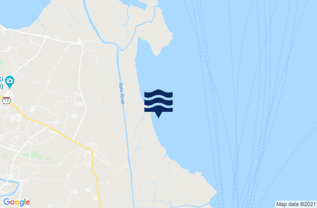 Mojoasem, Indonesiaの潮見表地図