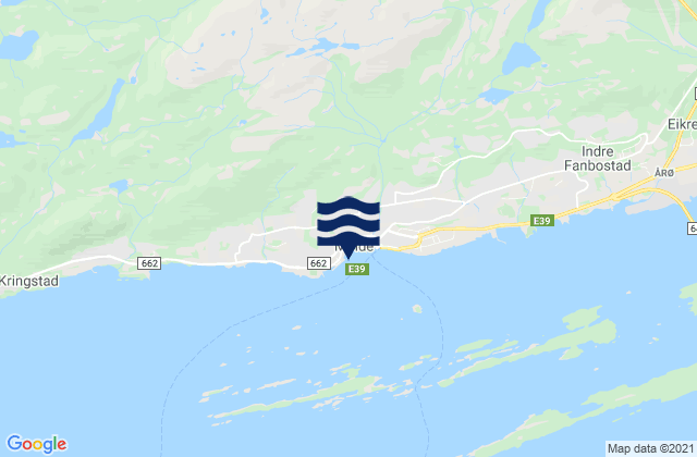 Molde, Norwayの潮見表地図
