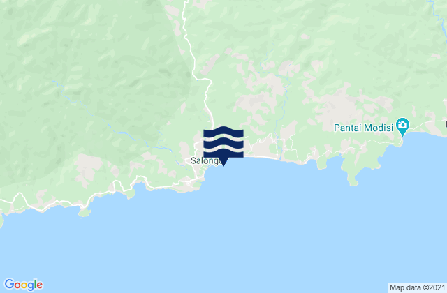 Molibagu, Indonesiaの潮見表地図
