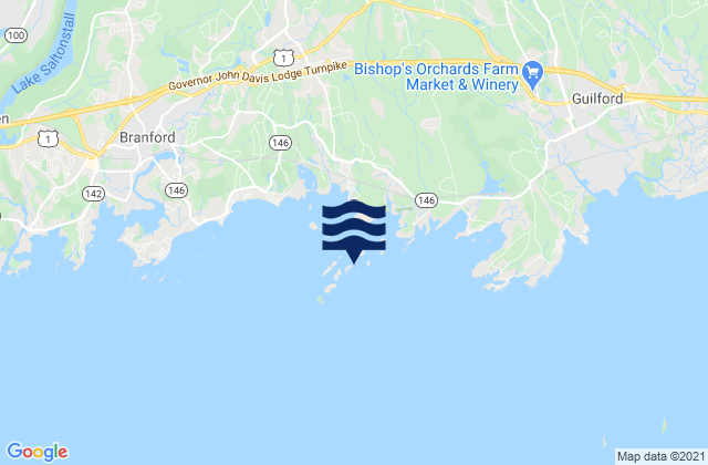 Money Island, United Statesの潮見表地図