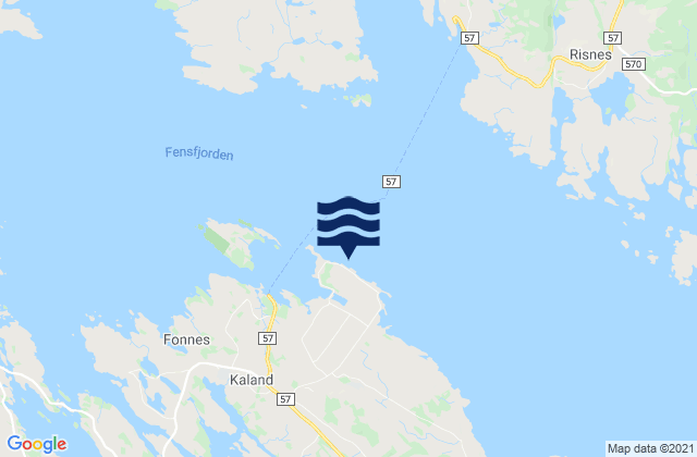 Mongstad, Norwayの潮見表地図