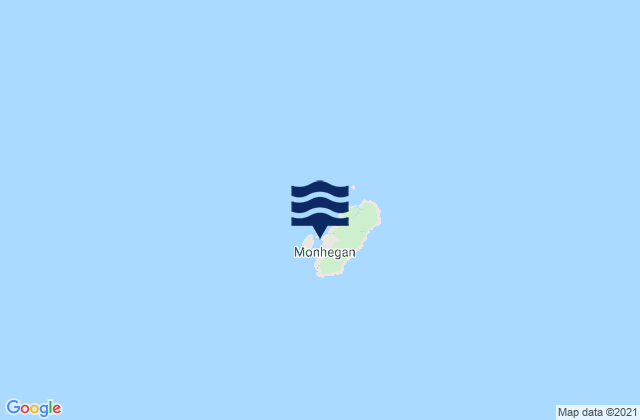 Monhegan Island, United Statesの潮見表地図