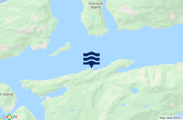 Montagu Point, Canadaの潮見表地図
