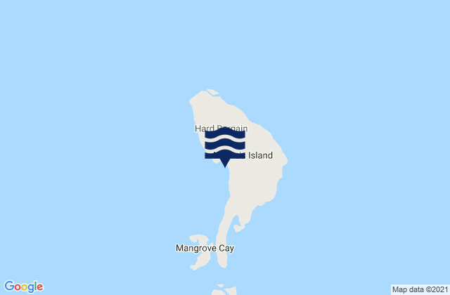 Moore’s Island District, Bahamasの潮見表地図