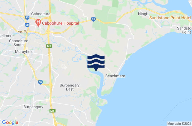 Morayfield, Australiaの潮見表地図