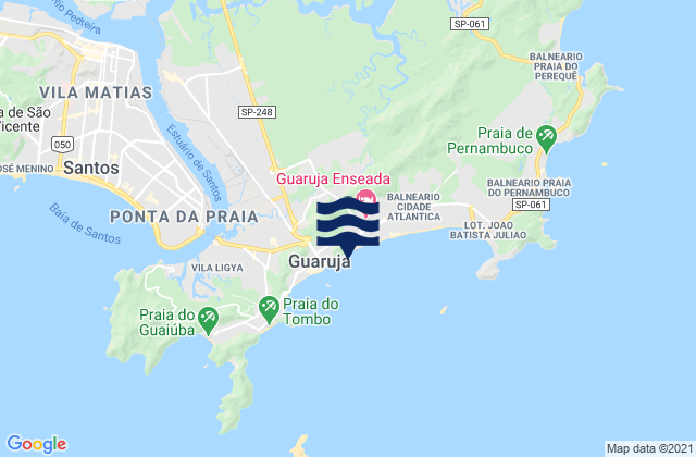 Morro do Maluf, Brazilの潮見表地図