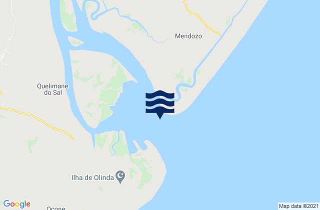 Morrubone, Mozambiqueの潮見表地図
