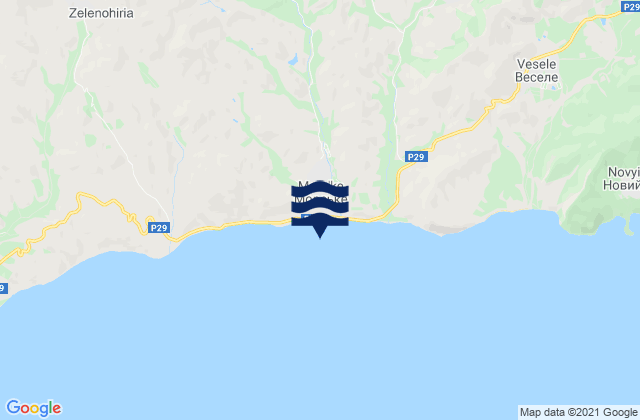 Morskoye, Ukraineの潮見表地図