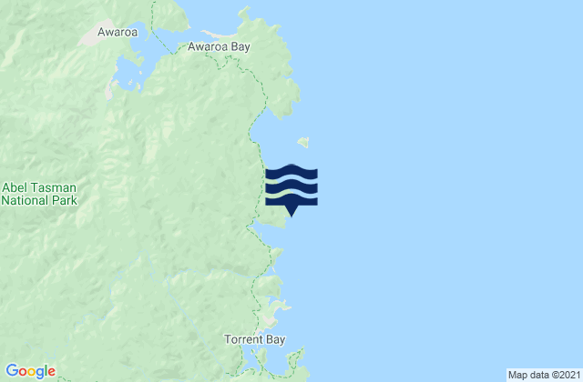 Mosquito Bay, New Zealandの潮見表地図