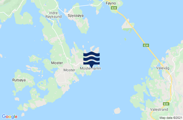 Mosterhamn, Norwayの潮見表地図