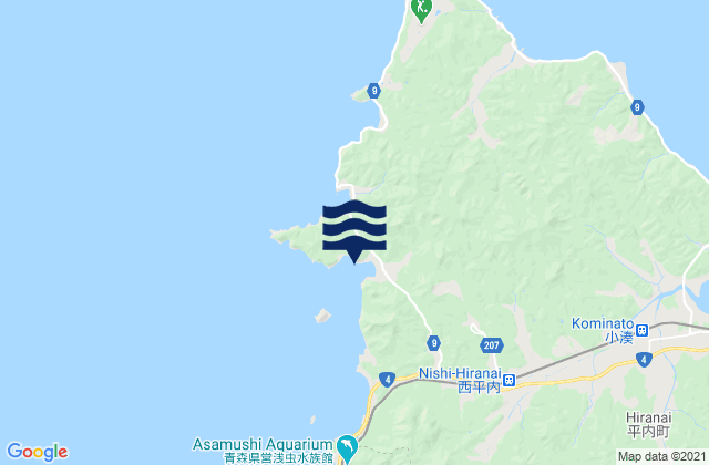 Moura, Japanの潮見表地図