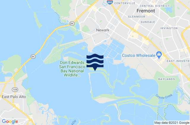 Mowry Slough, United Statesの潮見表地図