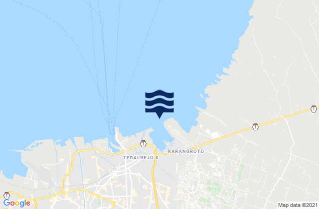 Mranggen, Indonesiaの潮見表地図