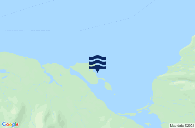 Mud Bay (Goose Island), United Statesの潮見表地図