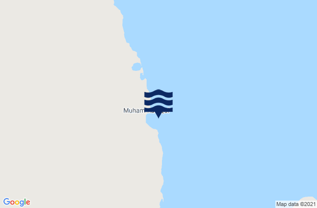 Muhammad Qol, Sudanの潮見表地図